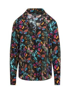 Catherine Gee Daria French Cuff Silk Blouse — The Tracy Size Medium 100% Silk